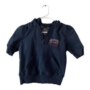 No Boundaries Girls Blue Hoodie sweatshirt size 3/5
